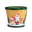 Wooden Christmas Planter 15cm - Green