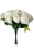 Large 18 Head Rose Bush - Ivory