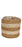 SMALL Natural Stripe Seagrass and Braided Jute Basket w/Liner