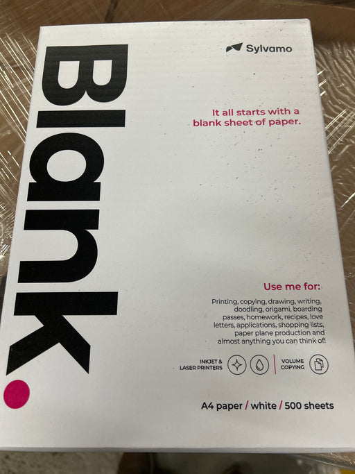 500 Sheets White A4 Paper