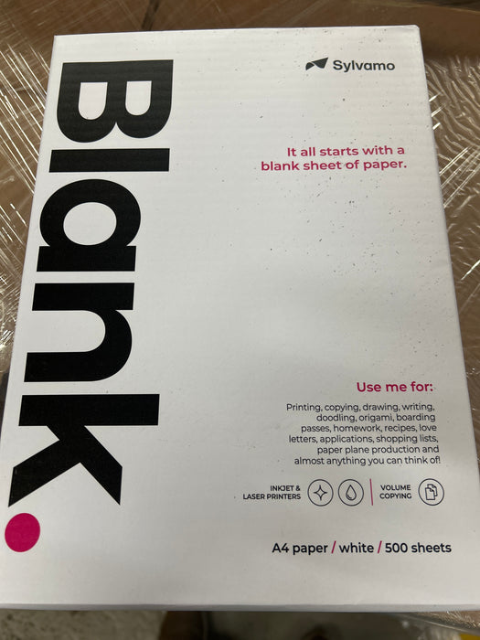 500 Sheets White A4 Paper