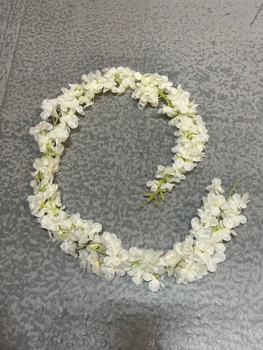 SINGLE Cream Hanging Wisteria Cherry Blossom Garland x 120cm