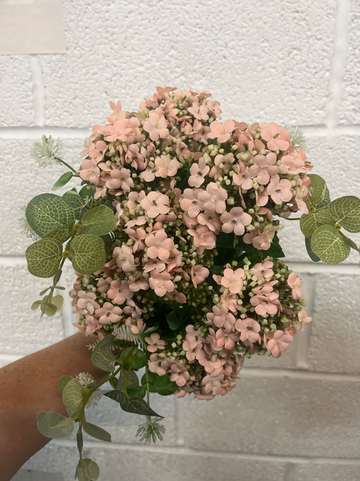 Soft pink peach dainty hydrangea 10 stem big bush