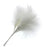 Fluffy Feathers x 24cm - 6pcs per pk - White