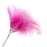 Fluffy Feathers x 24cm - 6pcs per pk - Hot Pink