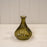 Olive Green  Ribbed Bud Vase