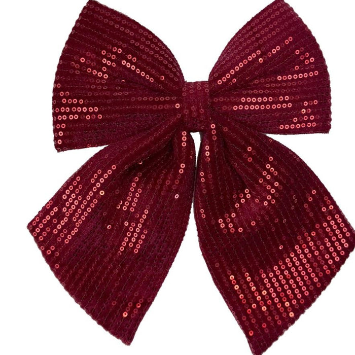 20 x 24cm Red Sequin Bow