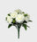 22 Stem Zinnia & Rose Bush x 36cm - Cream
