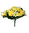 24 Stem Rose Chrysanthemum & Lily Bush x 36cm - Yellow