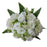 24 Stem Rose & Foliage Bush x 38cm - Cream