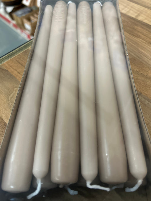 250 mm x 23 mm Tapered Candles - Box of 12 - Sahara