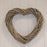 Grey Heart Thick Willow Wreath 40cm