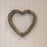 Grey Heart Thick Willow Wreath 50cm