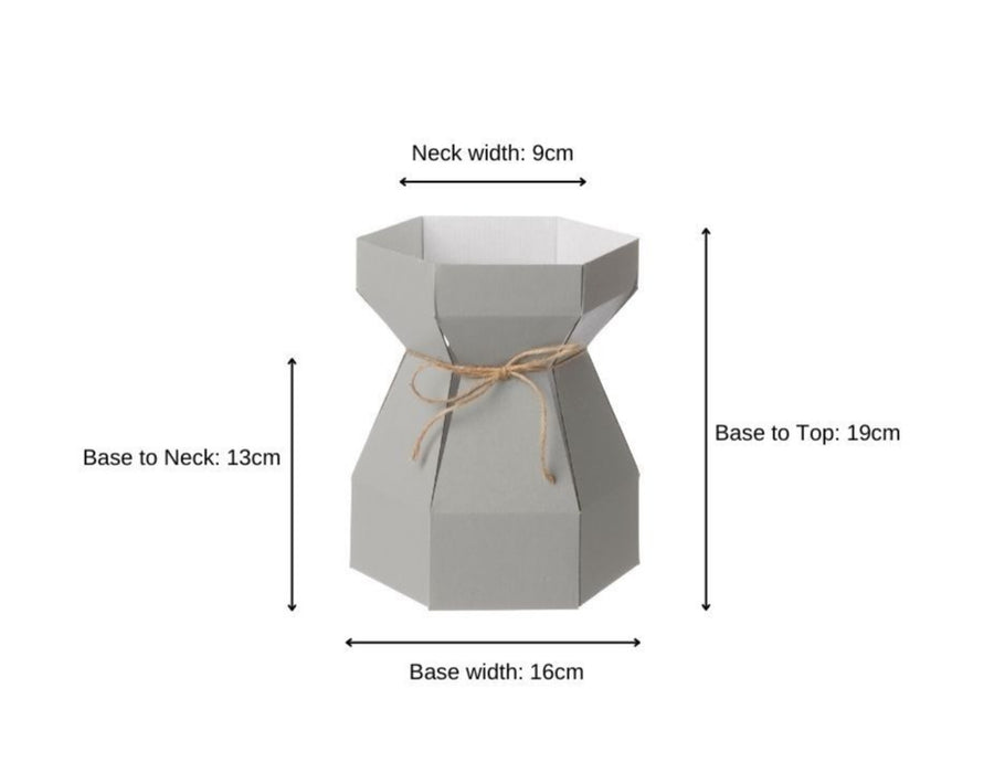 25 Windsor Porto Vases 19cm - Grey