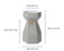 25 Windsor Porto Vases 28cm - Grey