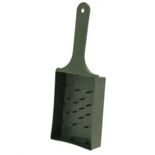 25 x Green Florist Shovel Plastic Spray Dish with Handle - L22cm