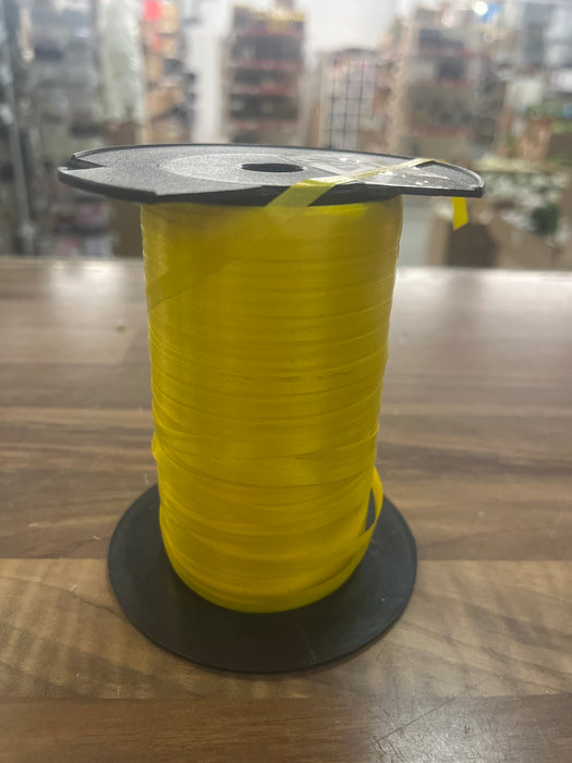 Reduced half a roll of Curling Ribbon - Yellow