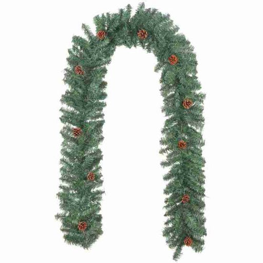 270cm Spruce & Pine Cone Garland