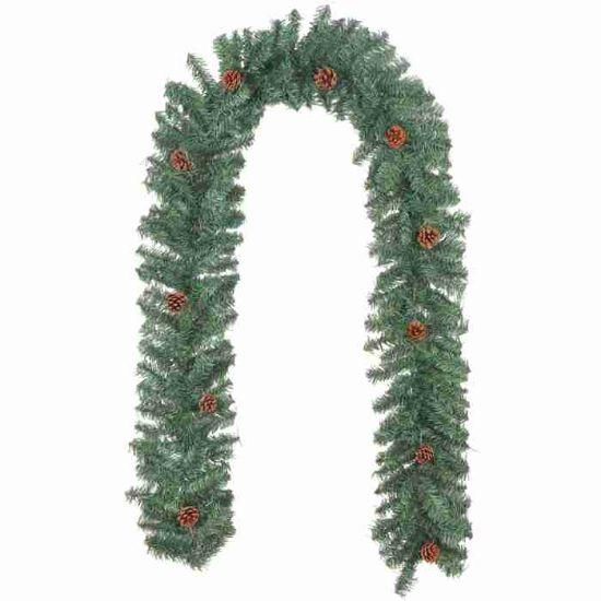 270cm Spruce & Pine Cone Garland