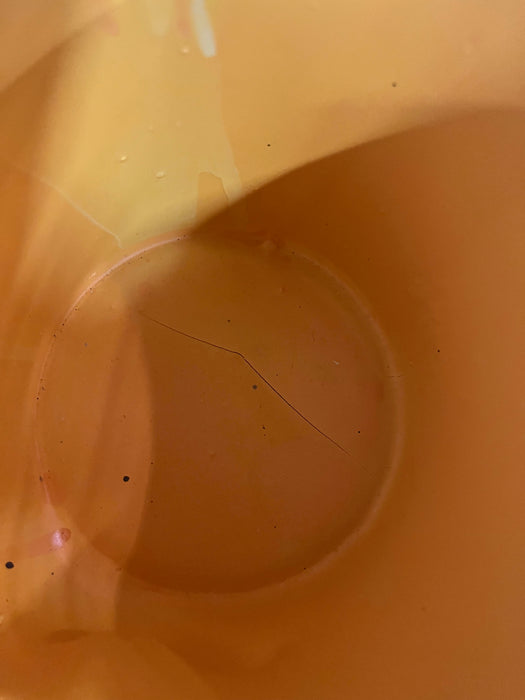 Ceramic Halloween Planter - Ghost DAMAGED - CRACKED BOTTOM