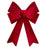 2 Layer Large Red Velour Bow 30 x 43cm