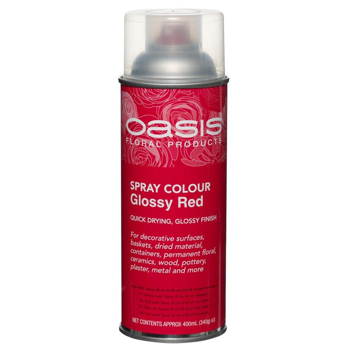OASIS® Spray Paint Colours - Glossy Red- 400ml