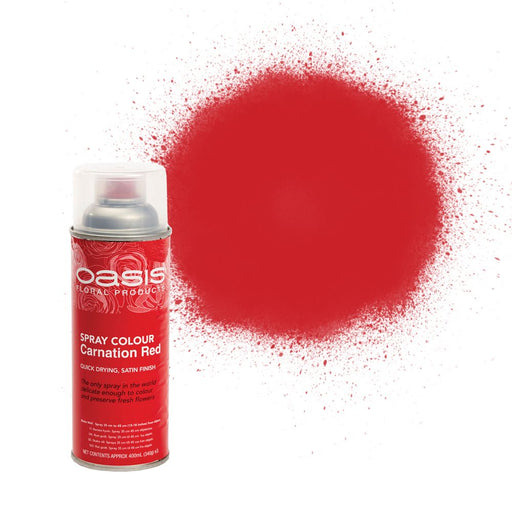 OASIS® Spray Paint Colours - Carnation Red  - 400ml