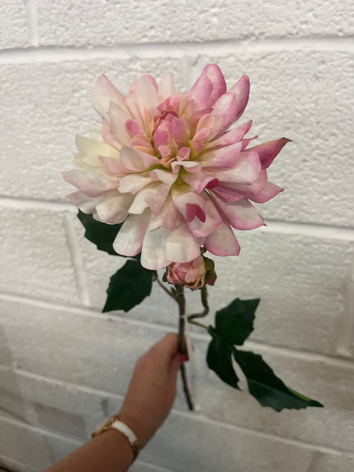 Pink dahlia stem 60cm