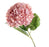 Large 30cm Diameter Single Hydrangea -  106cm Length - Pink