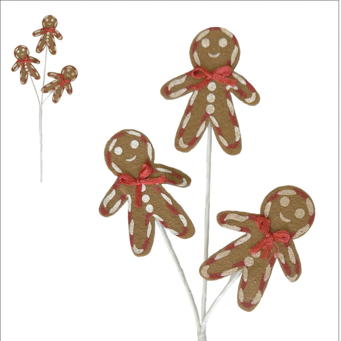 31cm Gingerbread Pick