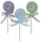 32cm Pastel Colour Decorative Lollypop - One Selected at random