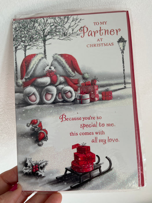 7x5" Card - To My Partner at Christmas