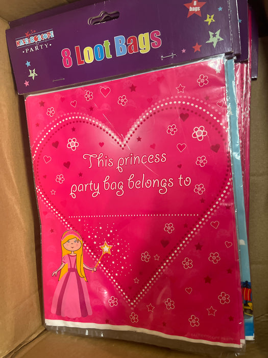 8 Childs Princess fairy themed party loot bags
