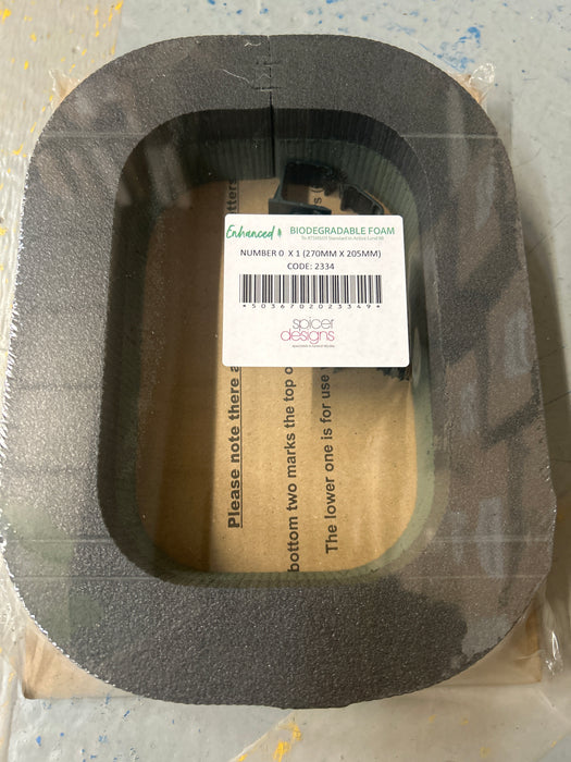 Floral Foam Number with Clips "0"