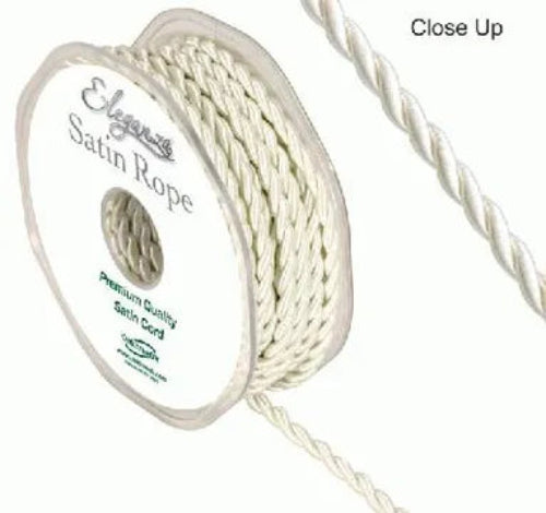 4.5mm Satin Rope Cord - Ivory
