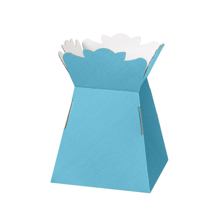 1 Single Frost Blue Living Vase