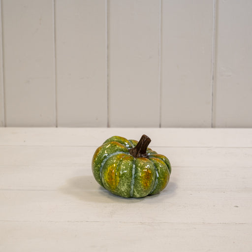 Wonky Vintage Style Pumpkin In Green