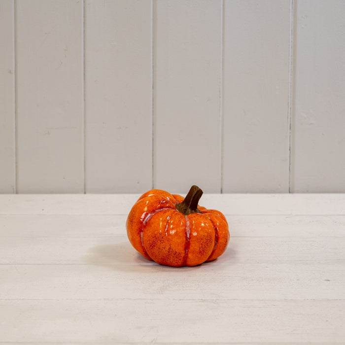 Wonky Vintage Style Pumpkin In Orange