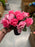 Pre-filled Rose Grave Pot - Pinks