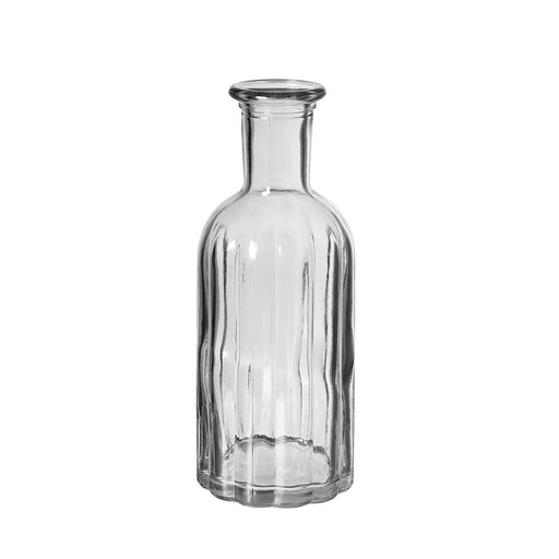 Zambia Glass Bottle Vase - Height 19cm