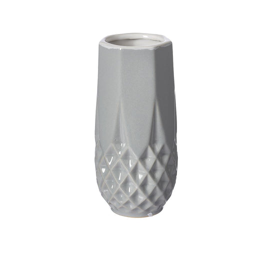Ceramic Pico Vase 18.5 x 9cm - Blue/Grey