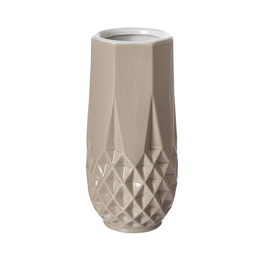 Ceramic Pico Vase 18.5 x 9cm - Beige