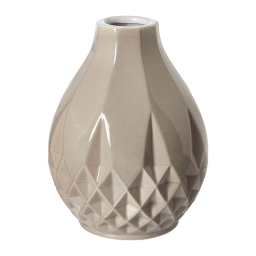 Ceramic Pico Vase 18.5 x 14.5cm - Beige
