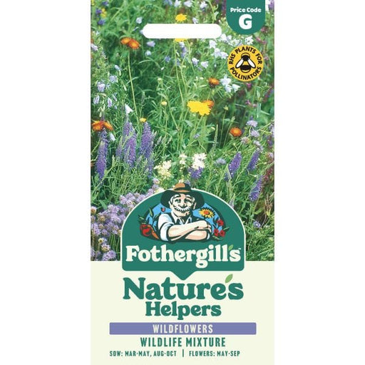 Nature's Helpers Wildflower Wildlife Seeds Mixture