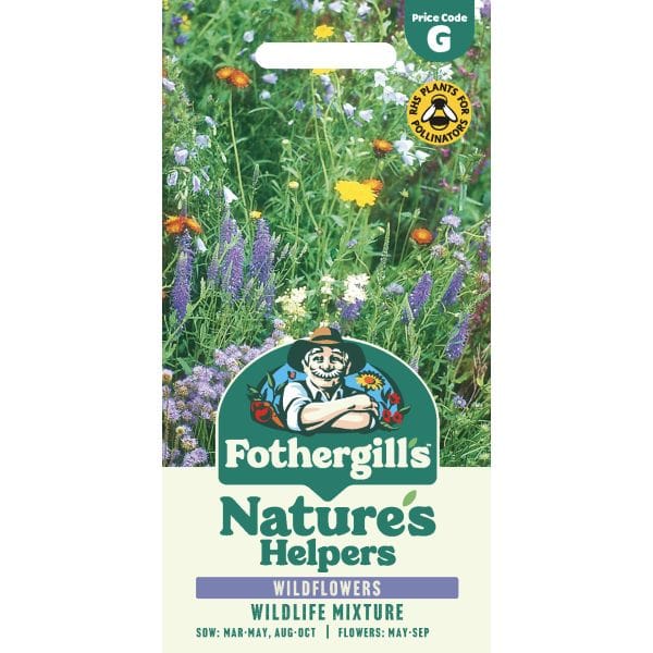 Nature's Helpers Wildflower Wildlife Seeds Mixture