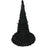 46 x 30cm Rustic Black Tall Witches' Hat