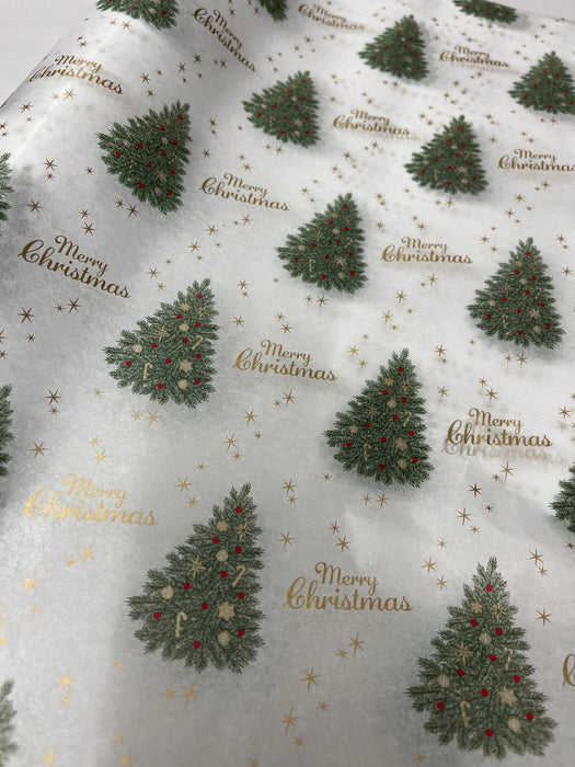 48 Sheets Merry Christmas Tissue - 50 x 75cm