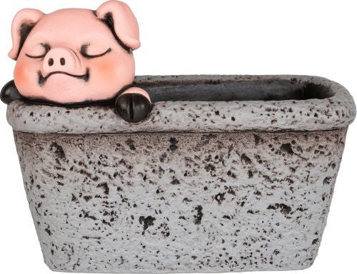 Cement Planter Pig in a Trough