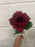 43cm Single stem diamond rose burgundy