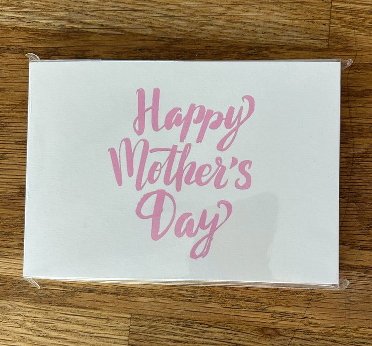 50 Florist Message Cards - Happy Mother's Day - Pink